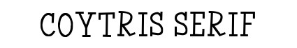 Coytris Serif